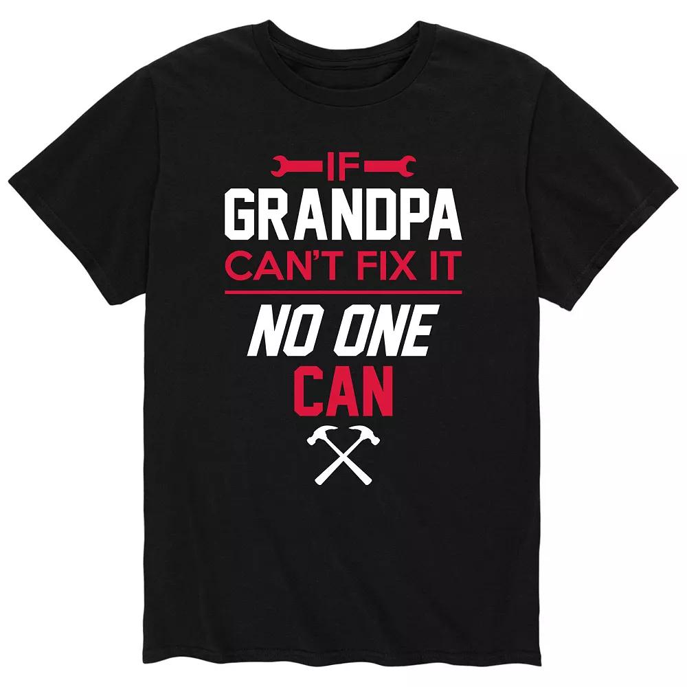 Men's Grandpa Cant Fix It Tee,  Product Image