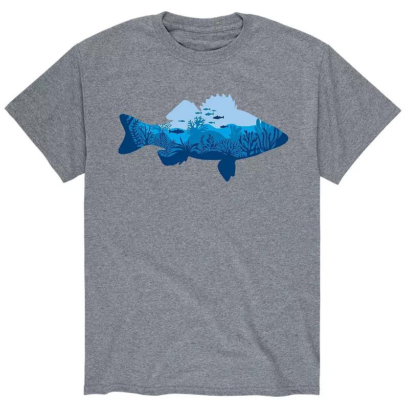 Men's Underwater Fish Fill Tee,  Product Image