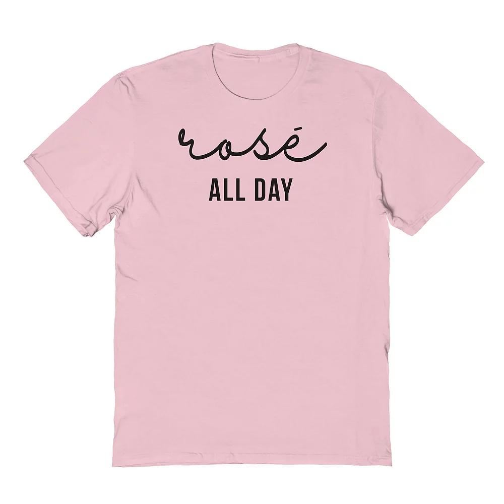 Men's Rose All Day Graphic Tee, Size: Medium, Light Pink Product Image