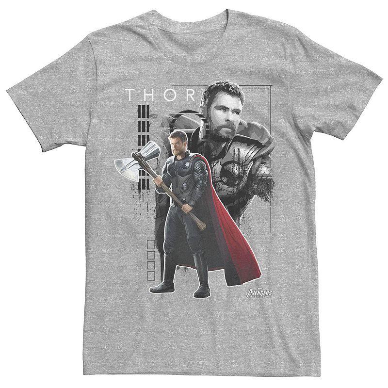 Men's Marvel Avengers Endgame Thor Collage Portrait Tee,  Product Image