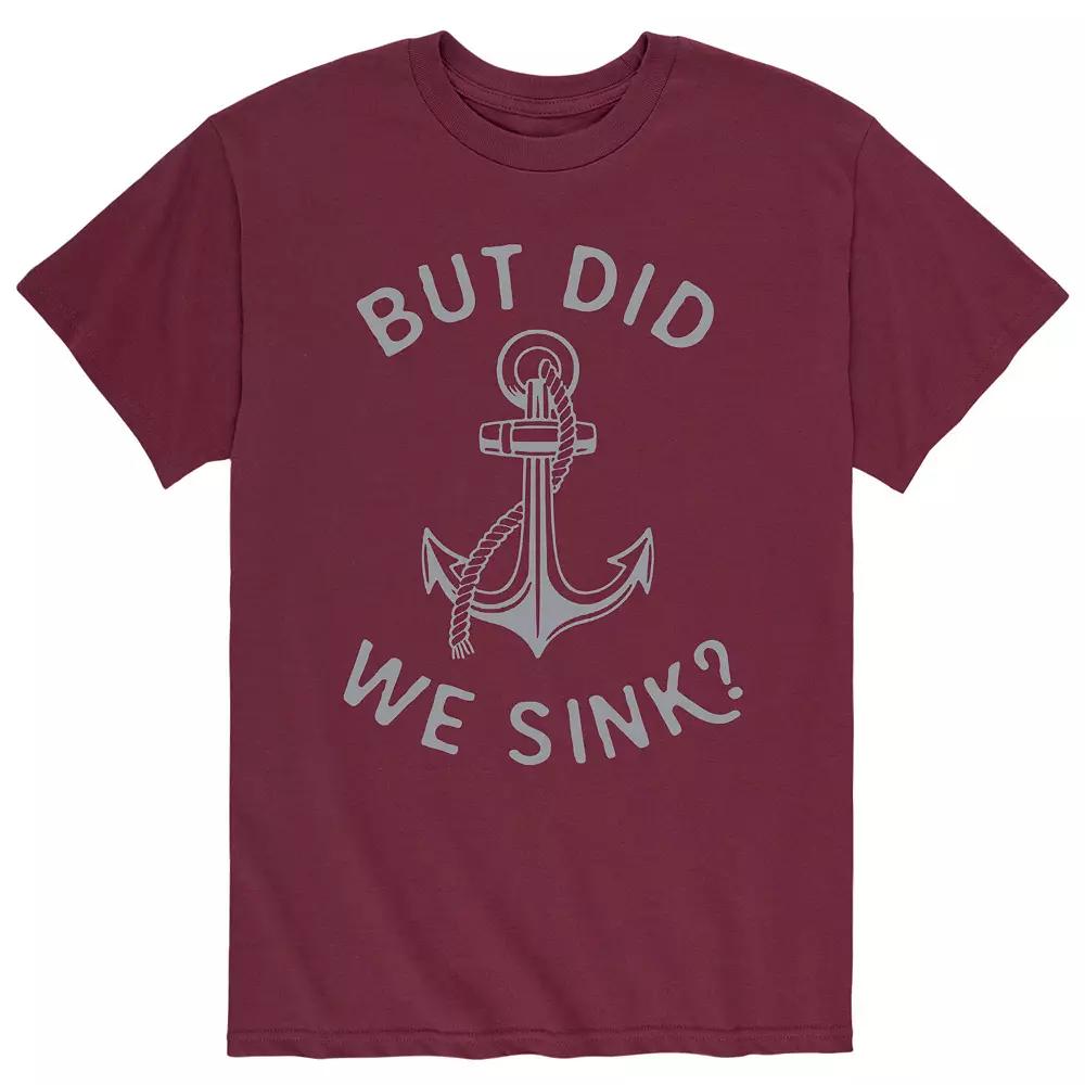 Men's But Did We Sink Tee,  Product Image