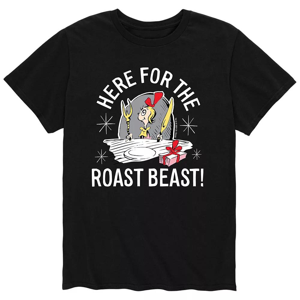 Men's Dr. Seuss The Grinch "Here For The Roast Beast!" Tee,  Product Image