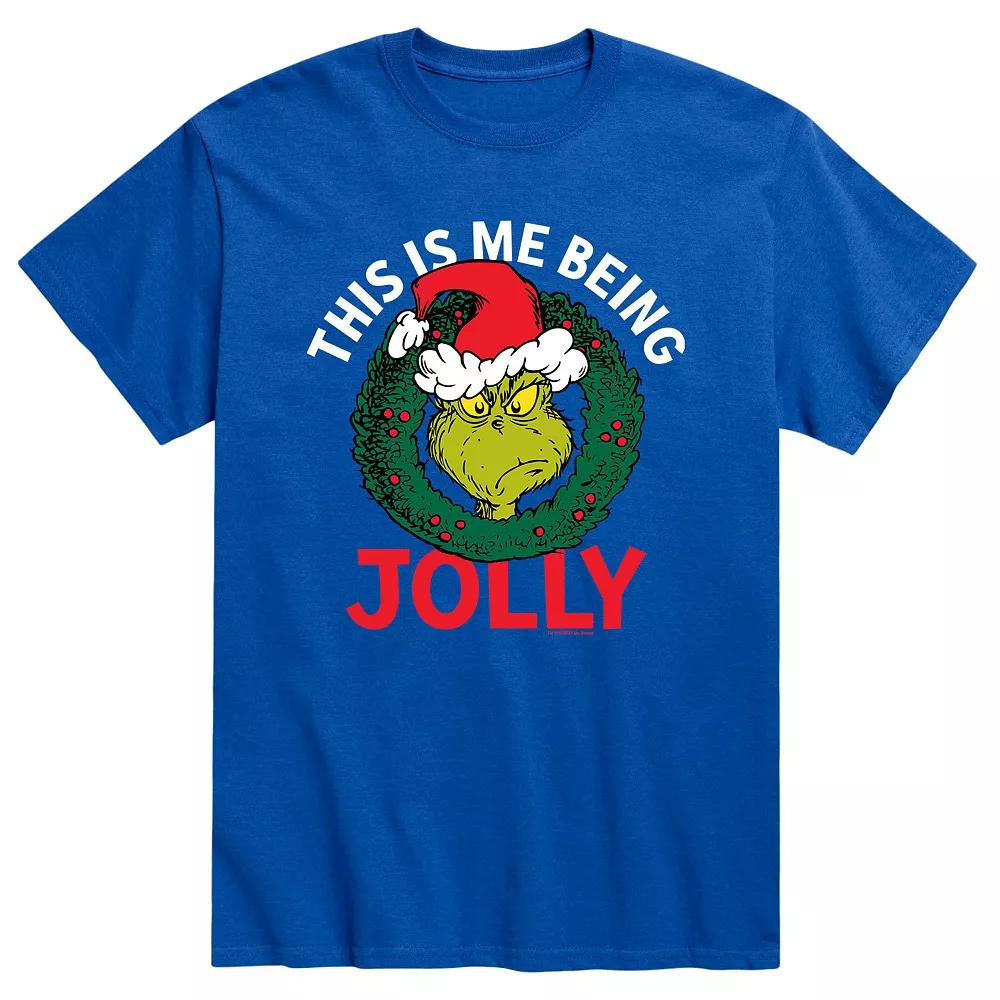 Men's Dr. Seuss The Grinch "This Is Me Being Jolly" Tee,  Product Image