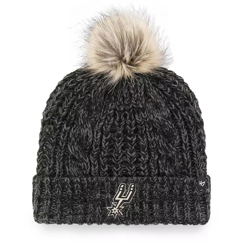 Womens 47 San Antonio Spurs Meeko Cuffed Knit Hat with Pom Product Image