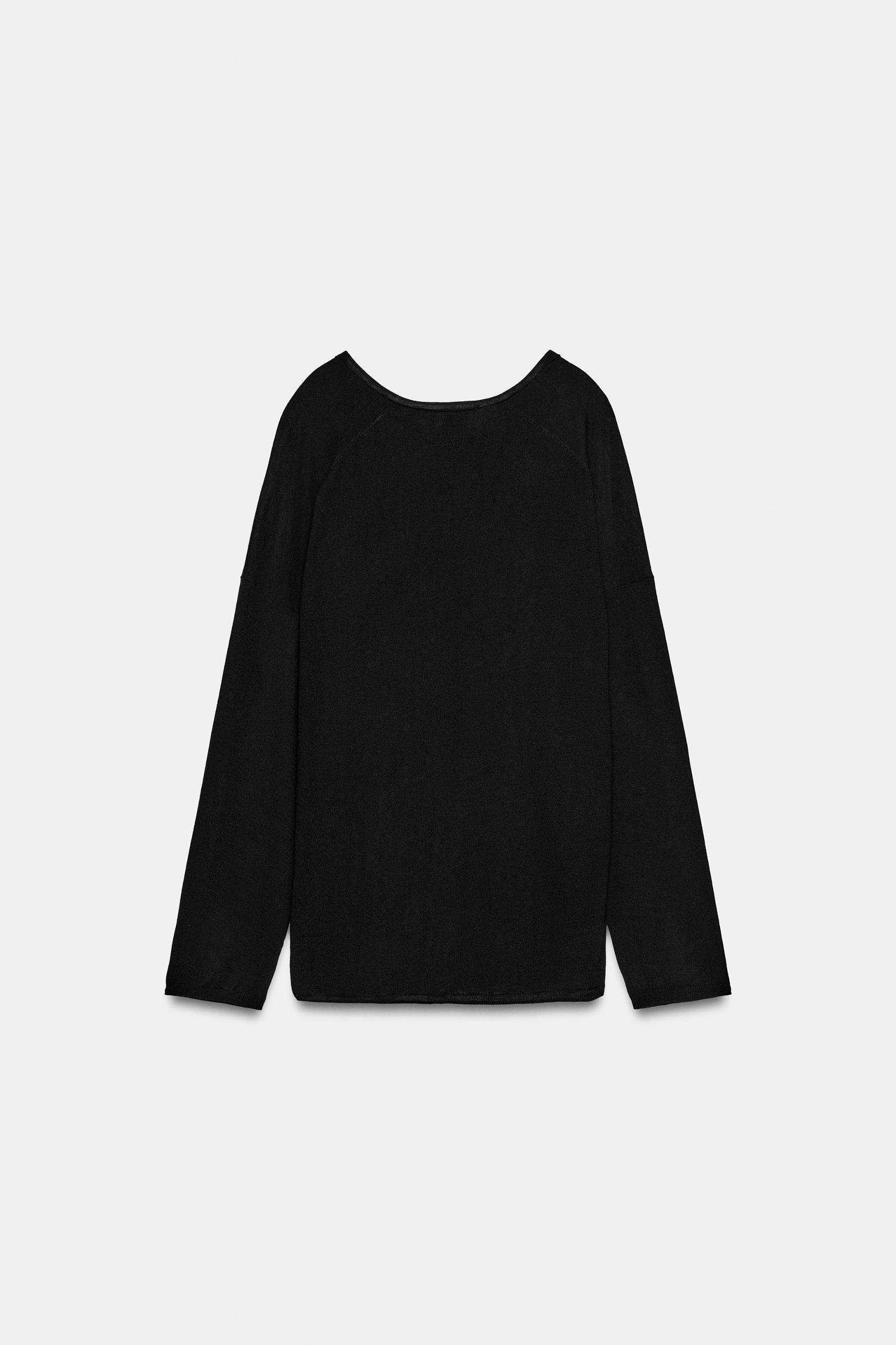 FINE KNIT V-NECK JUMPER Product Image