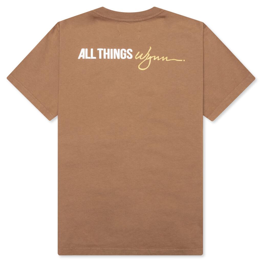 Feature x Wynn Logo Lock Up Tee - Black Male Product Image