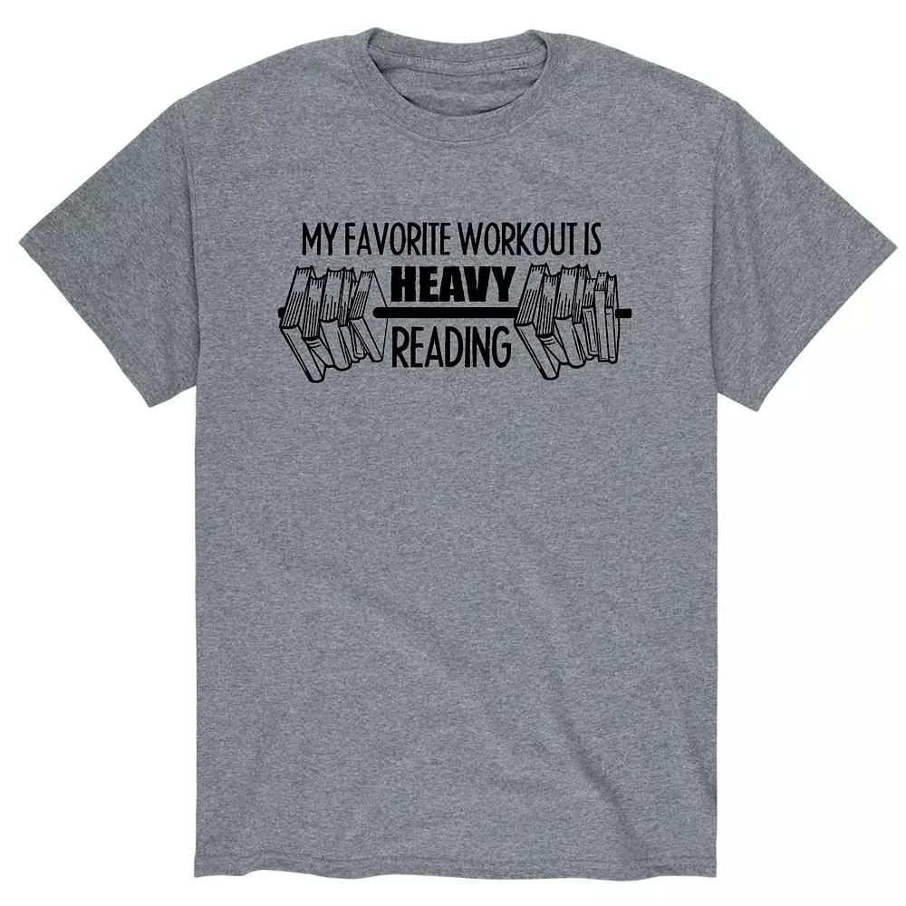 Men's My Favorite Workout Reading Tee,  Product Image