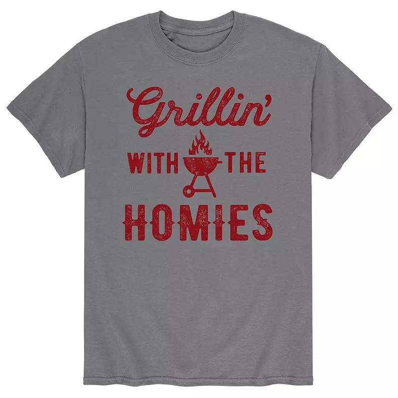 Men's Grilling With The Homies Tee,  Product Image