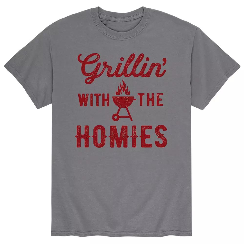 Men's Grilling With The Homies Tee,  Product Image