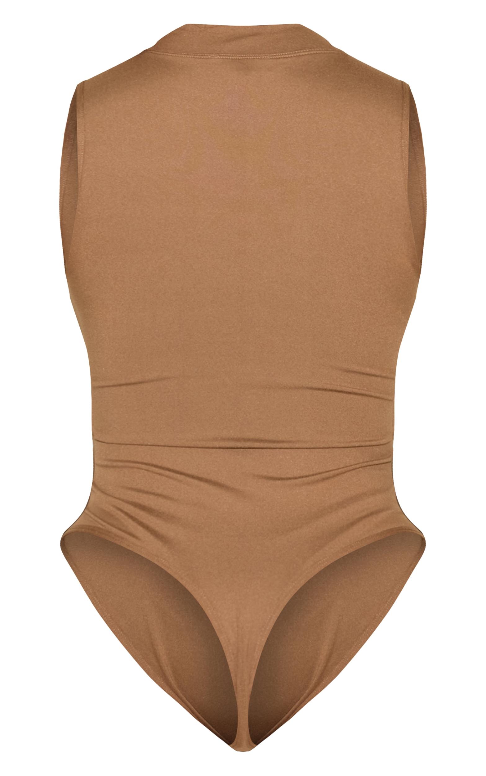 Shape Mushroom Sculpted High Neck Bodysuit Product Image