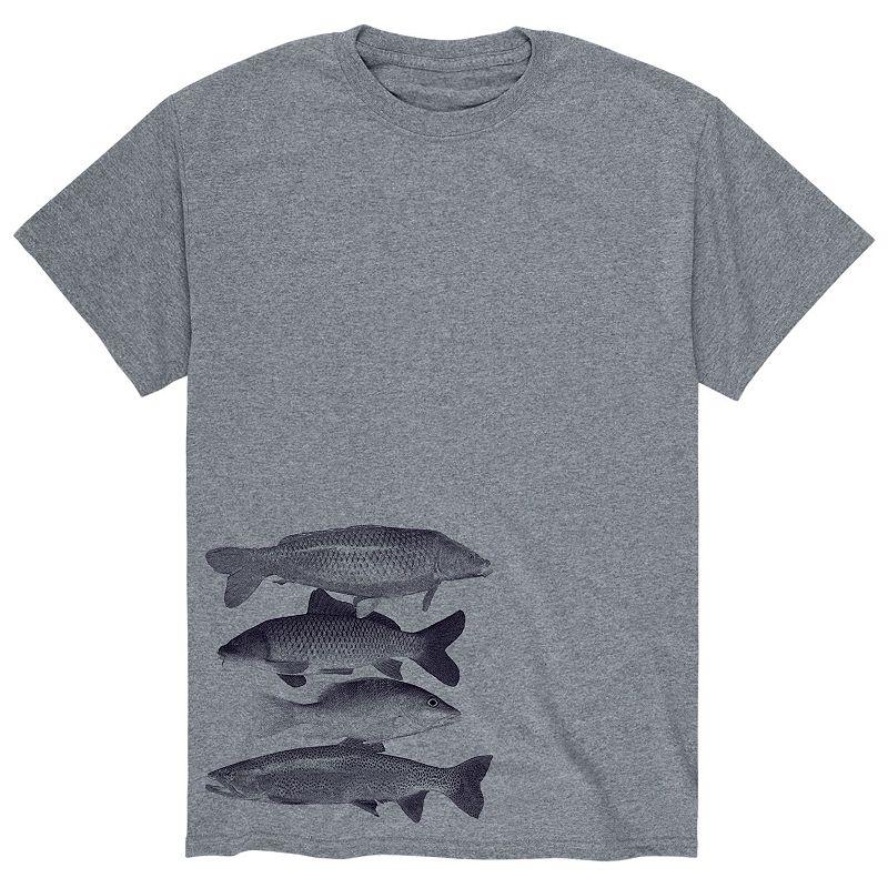 Men's Freshwater Fish Stacked Tee,  Product Image