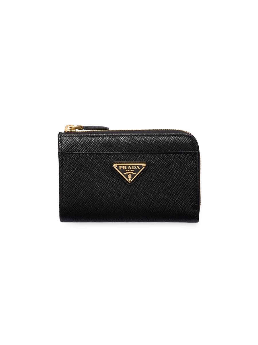 Womens Saffiano Keychain Card Case Product Image