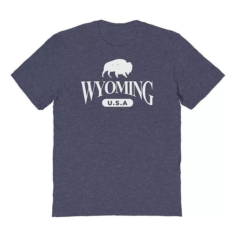 Men's COLAB89 Wyoming USA Father's Day Graphic Tee,  Product Image