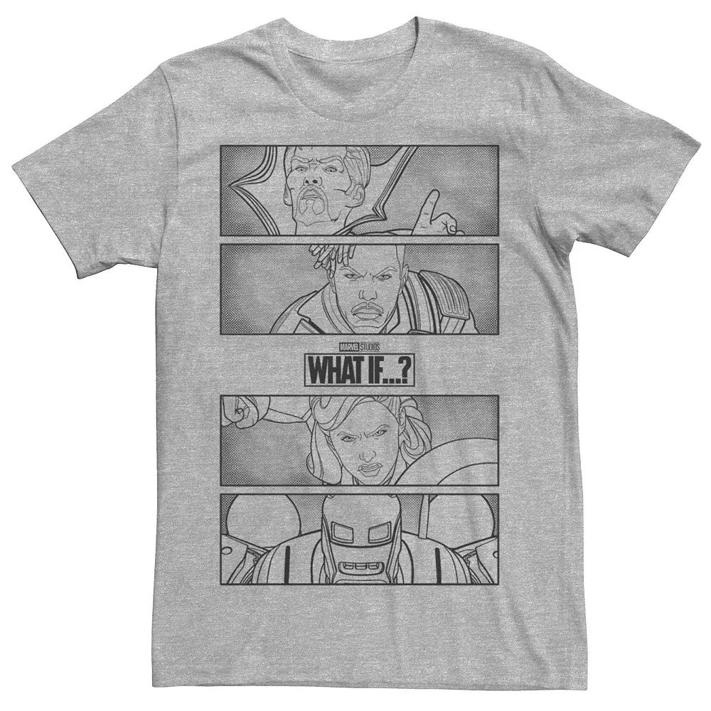 Men's Marvel What If Simple Group Panels Tee,  Product Image