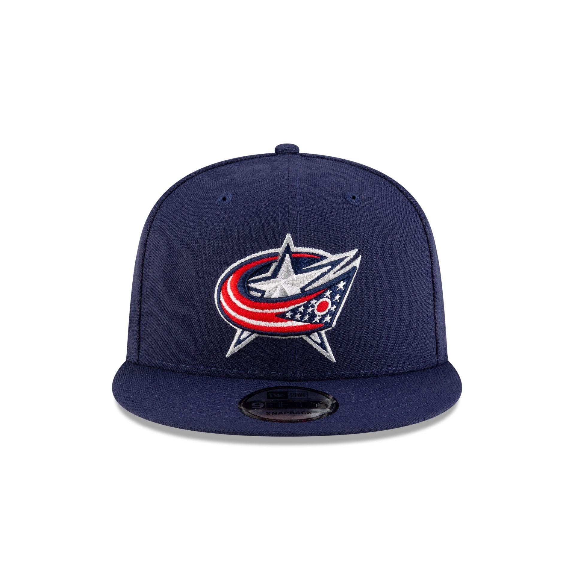 Columbus Blue Jackets Navy 9FIFTY Snapback Hat Male Product Image