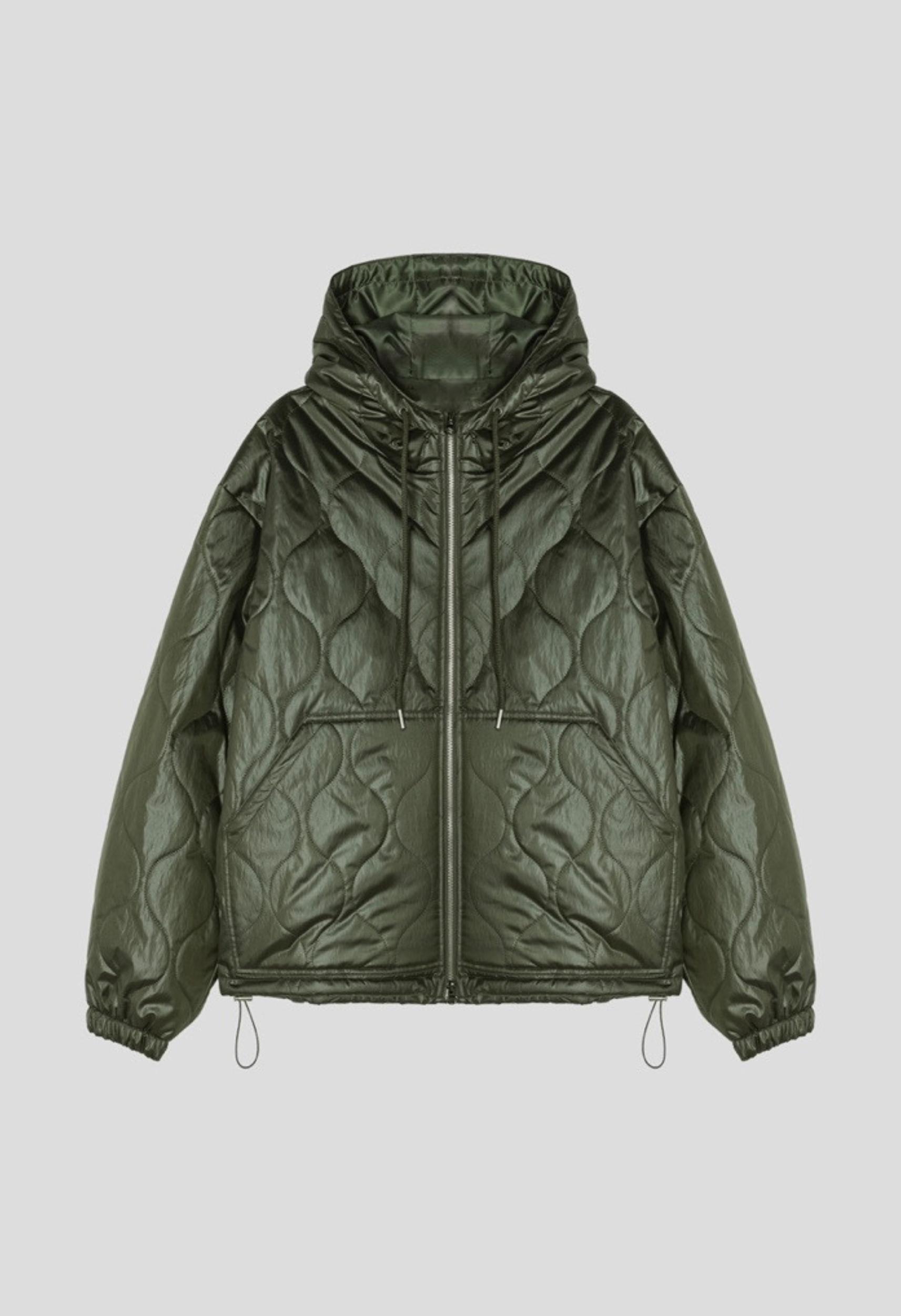 Puffer Coat Green Product Image