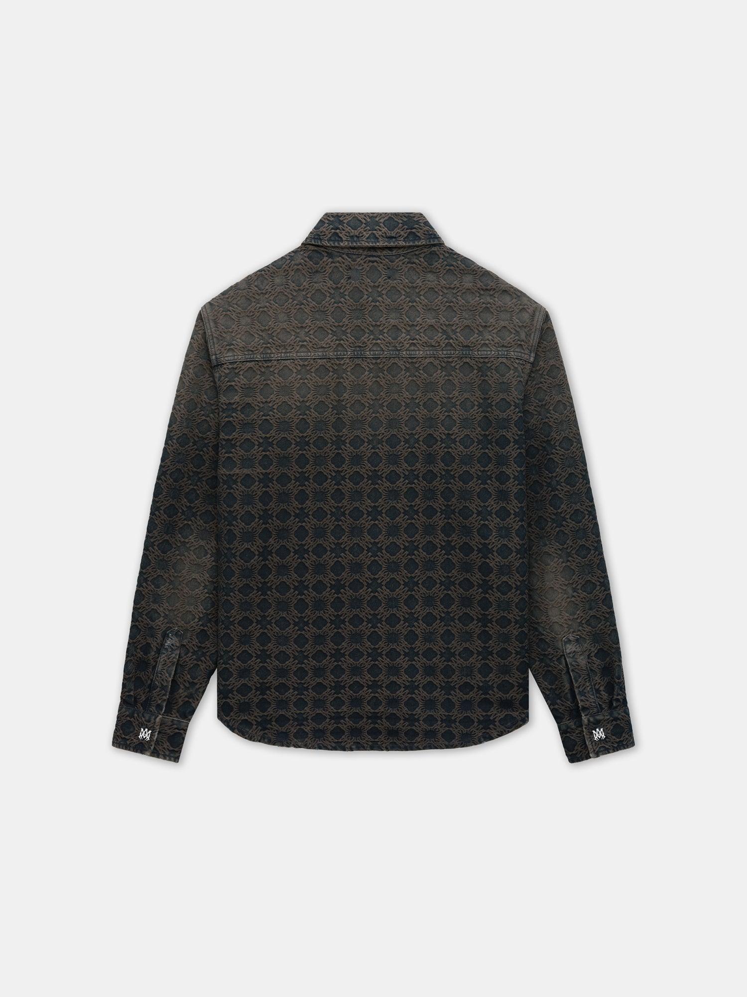 MA QUAD JACQUARD OVERSHIRT - Midnight Indigo Product Image