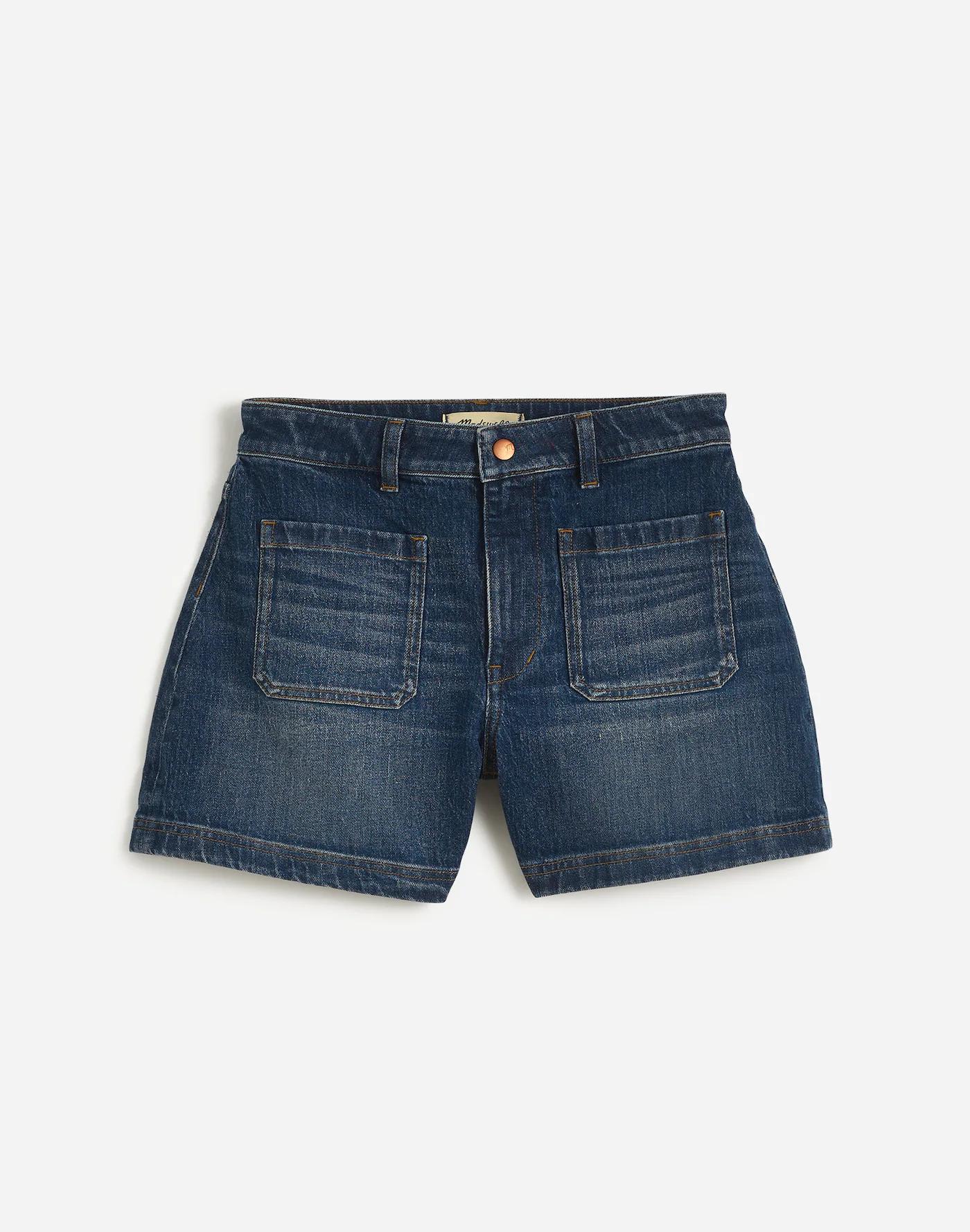The Curvy Denim Emmett Short in Archbald Wash: Patch Pocket Edition Product Image