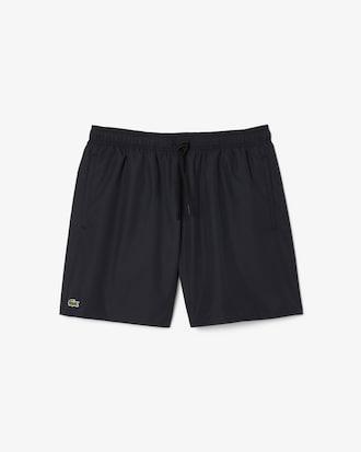 Mid Length Monochrome Swim Trunks Product Image