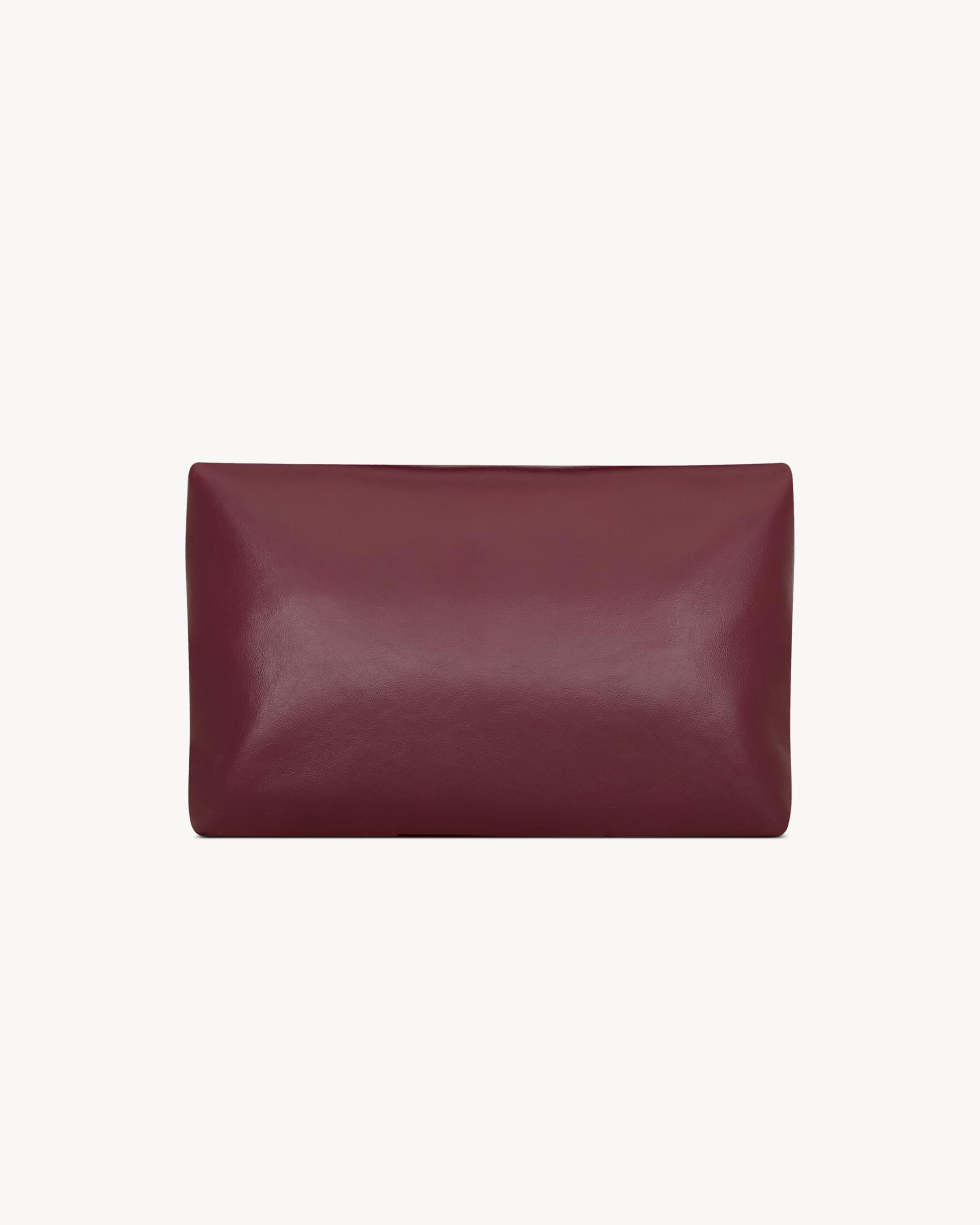 CASSANDRE large envelope pouch in shiny leather Product Image