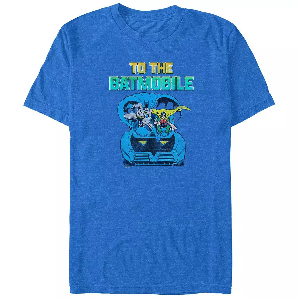 Big & Tall DC Comics Batman And Robin To The Batmobile Graphic Tee, Men's,  Product Image
