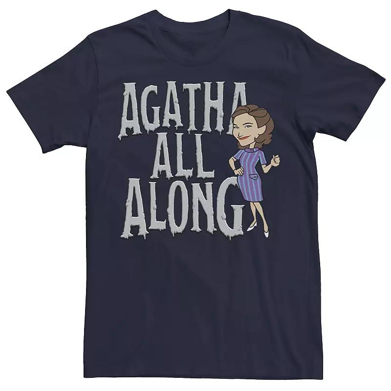 Men's Marvel WandaVision Agatha All Along Big Text Tee,  Product Image