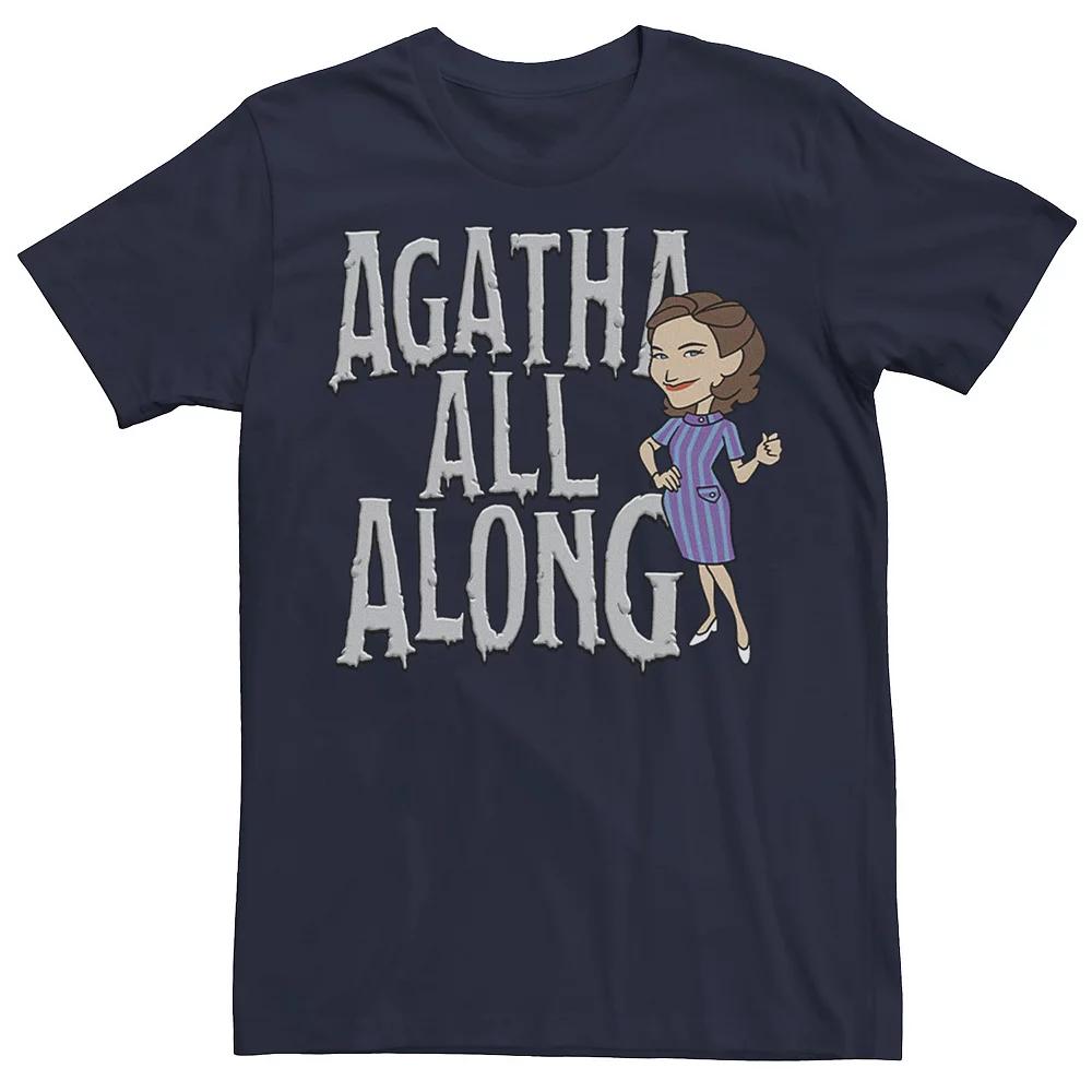 Men's Marvel WandaVision Agatha All Along Big Text Tee,  Product Image