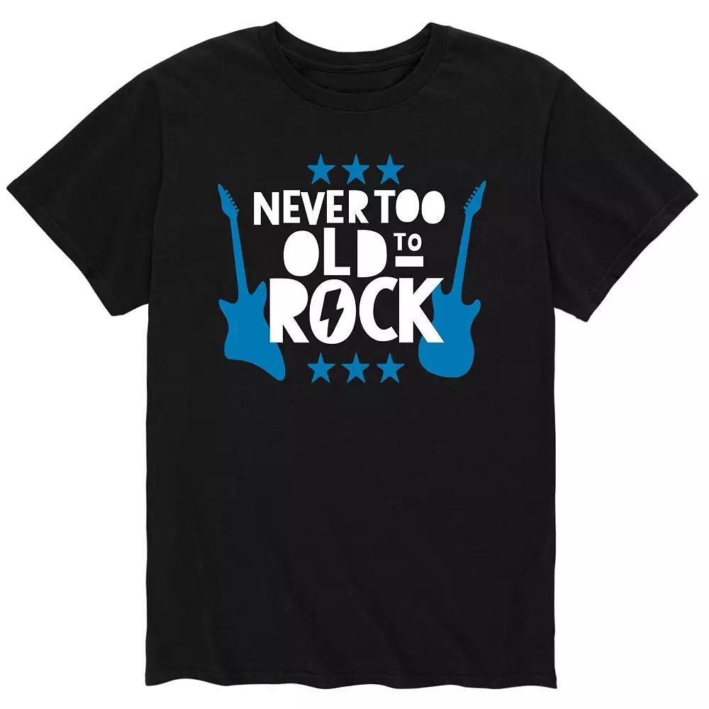 Men's Never Too Old To Rock Tee,  Product Image