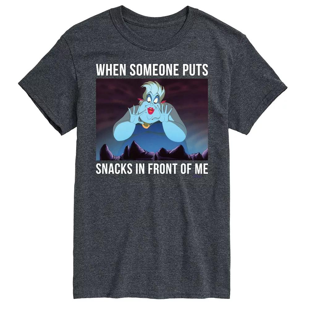 Disney's Villians Big & Tall Ursula Snacks Graphic Tee, Men's,  Product Image