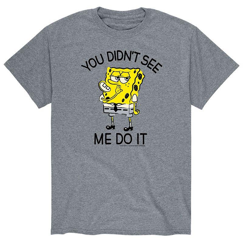 Men's SpongeBob Didn't See Tee,  Product Image