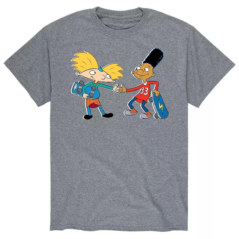 Big & Tall Hey Arnold! Gerald And Arnold's Secret Handshake Graphic Tee, Men's,  Product Image