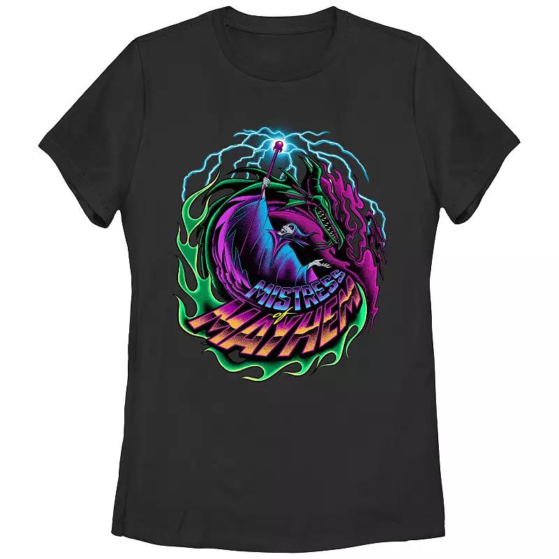 Disney Villains Sleeping Beauty Maleficent Mistress Of Mayhem Juniors' Graphic Tee, Girl's,  Product Image