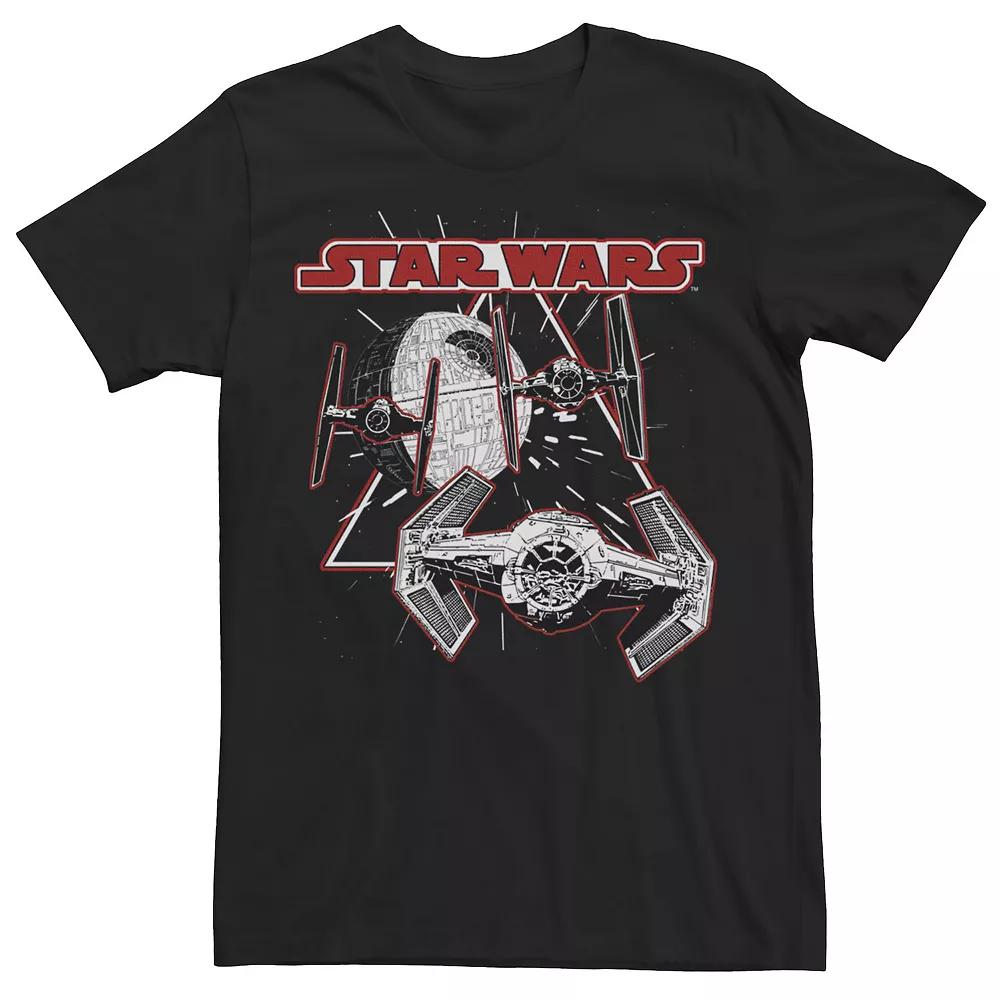Men's Star Wars Darth Vader TIE Fighter Entourage Tee,  Product Image