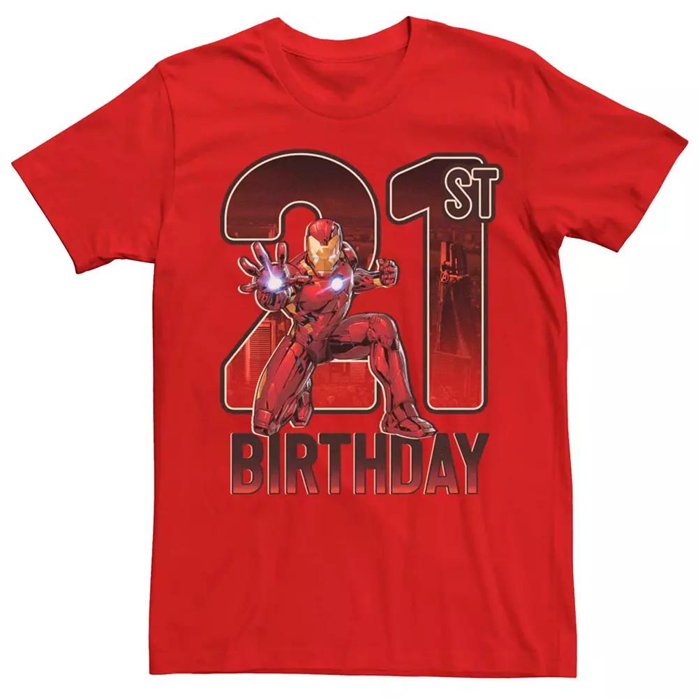 Men's Iron Man 21st Birthday Tee,  Product Image