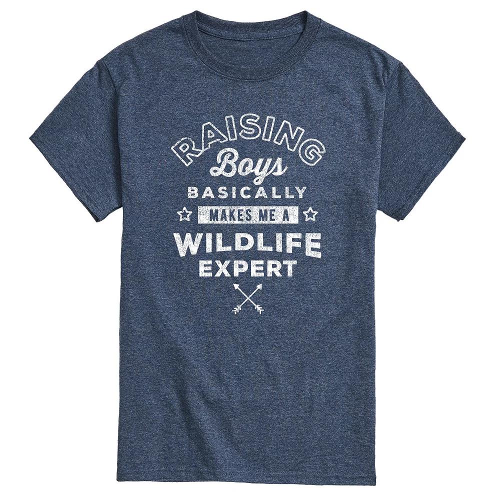 Men's Raising Boys Wildlife Expert Tee,  Product Image