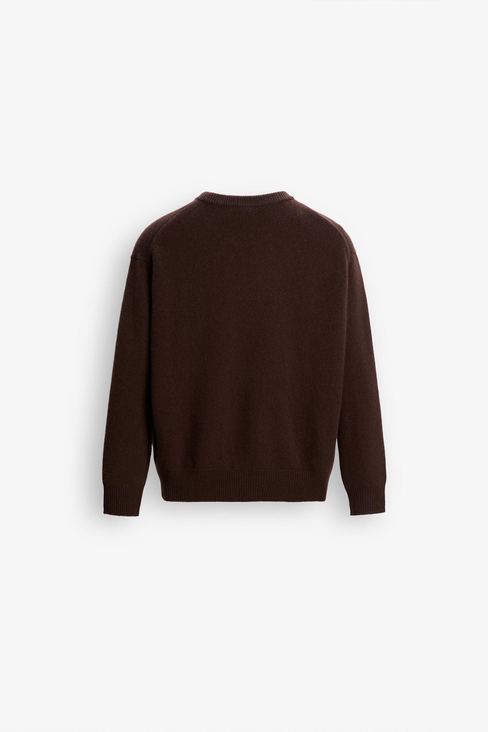 100% CASHMERE PLAIN SWEATER Product Image
