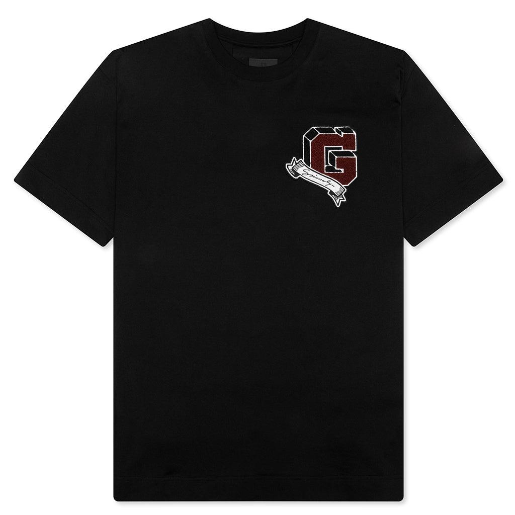 College T-Shirt - Black Male Product Image
