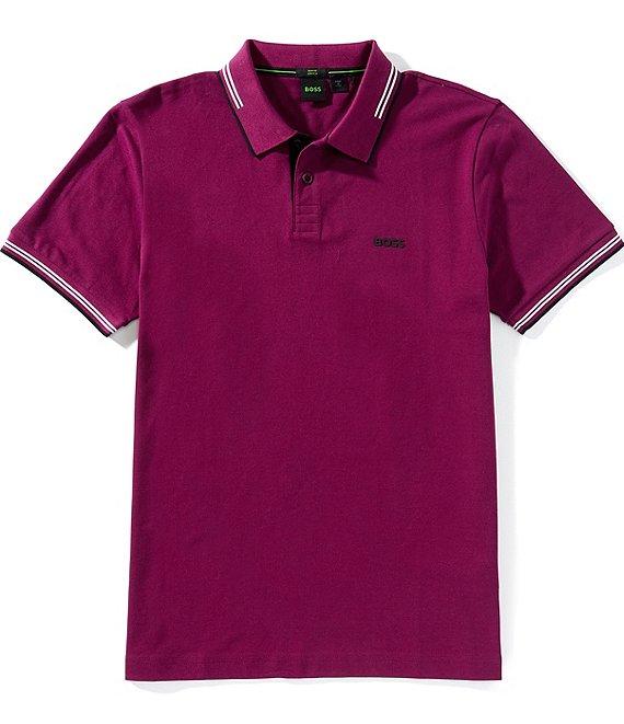 Hugo Boss BOSS Slim Fit Stretch Paul Short Sleeve Polo Shirt Product Image