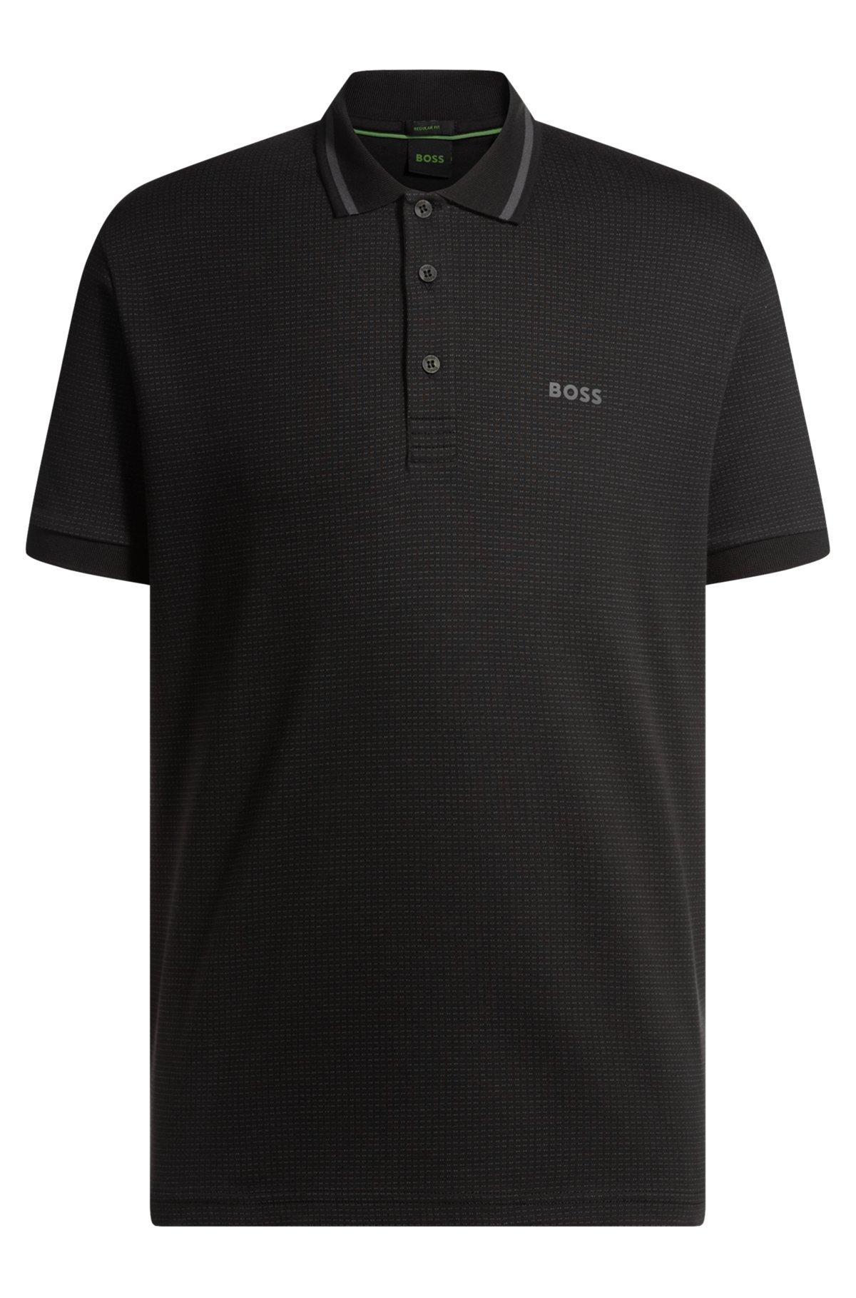 Paddy polo shirt in cotton jacquard Product Image