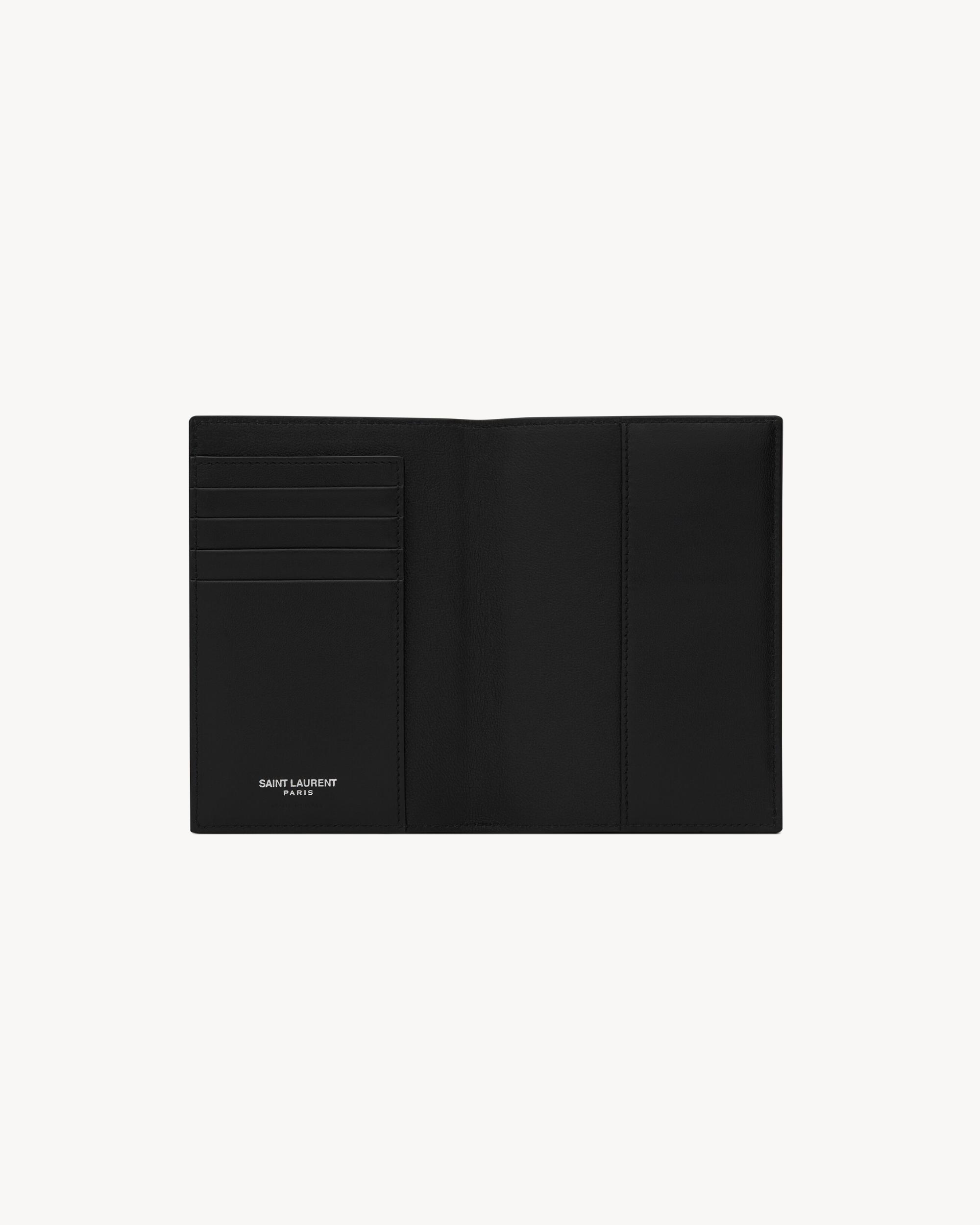 TINY CASSANDRE passport case in matte leather Product Image