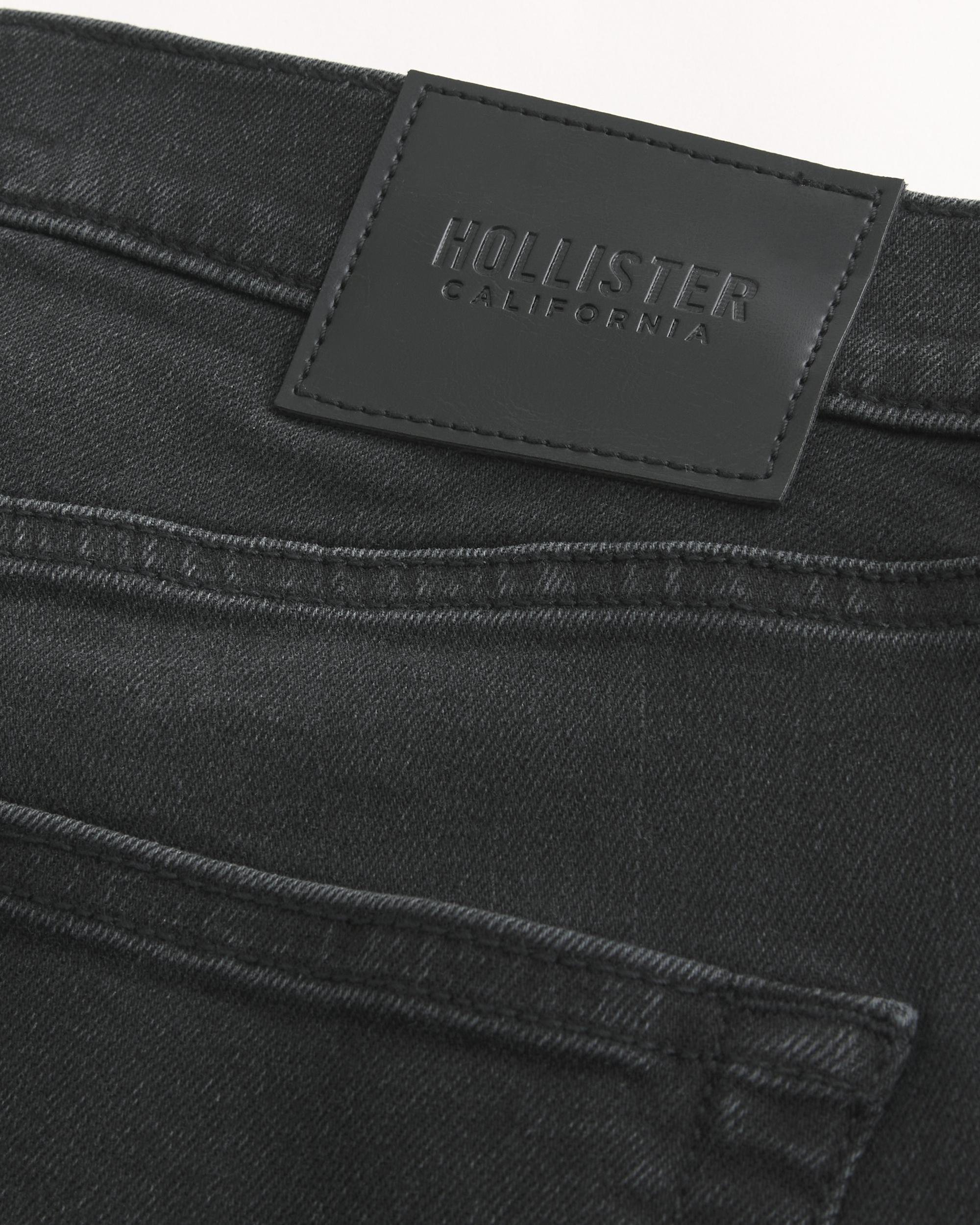 Washed Black Skinny Jeans Product Image