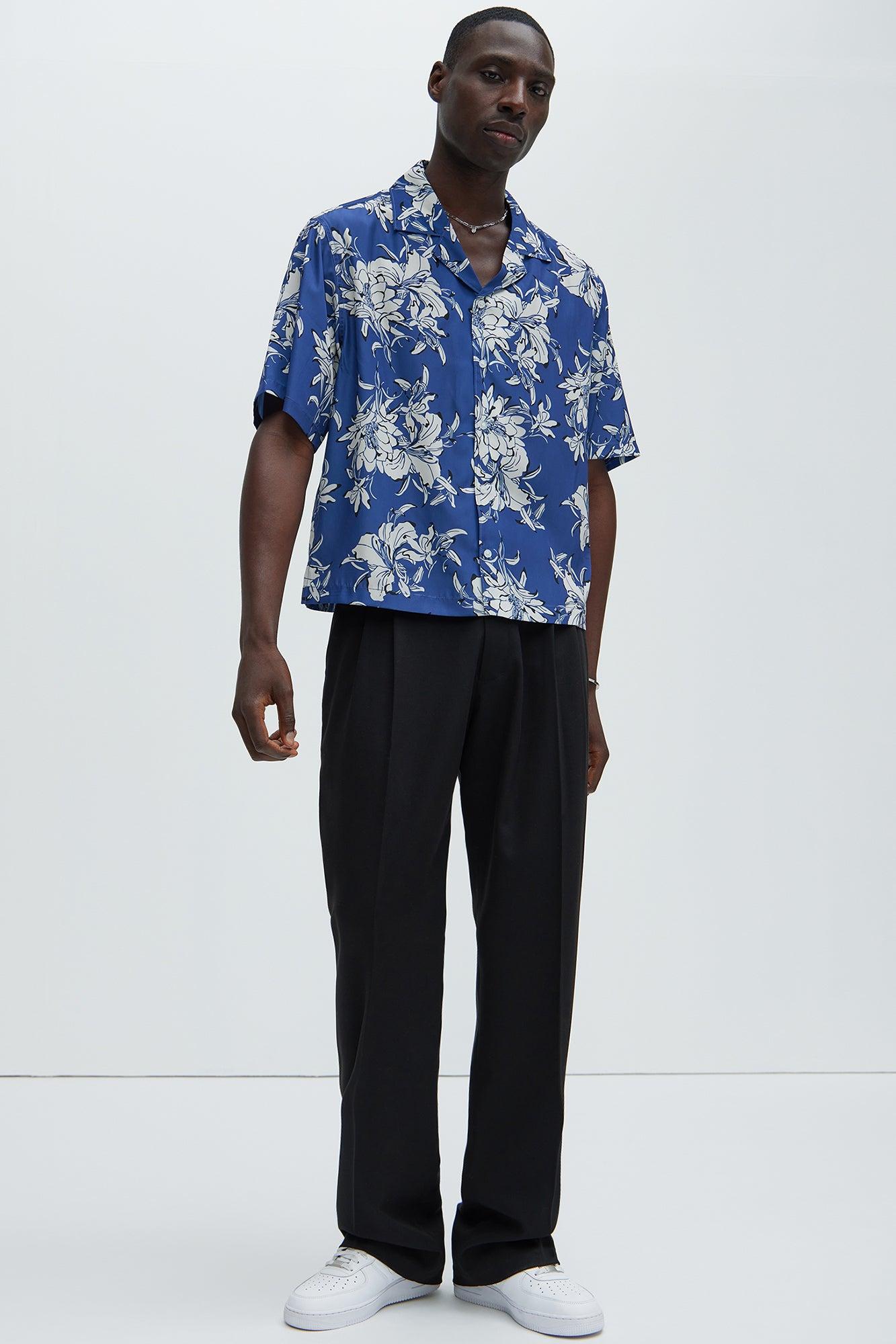 Chester Floral Shirt - Blue/combo Product Image