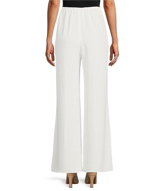 Caroline Rose Matte Crepe Scoop Neck Sleeveless Tank Top Product Image