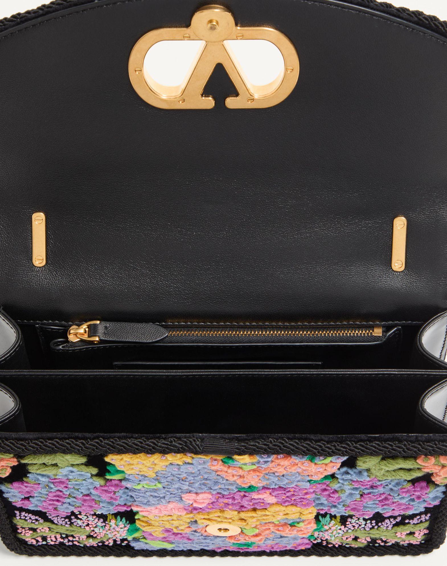 Valentino Garavani Vain Embroidered Shoulder Bag Product Image