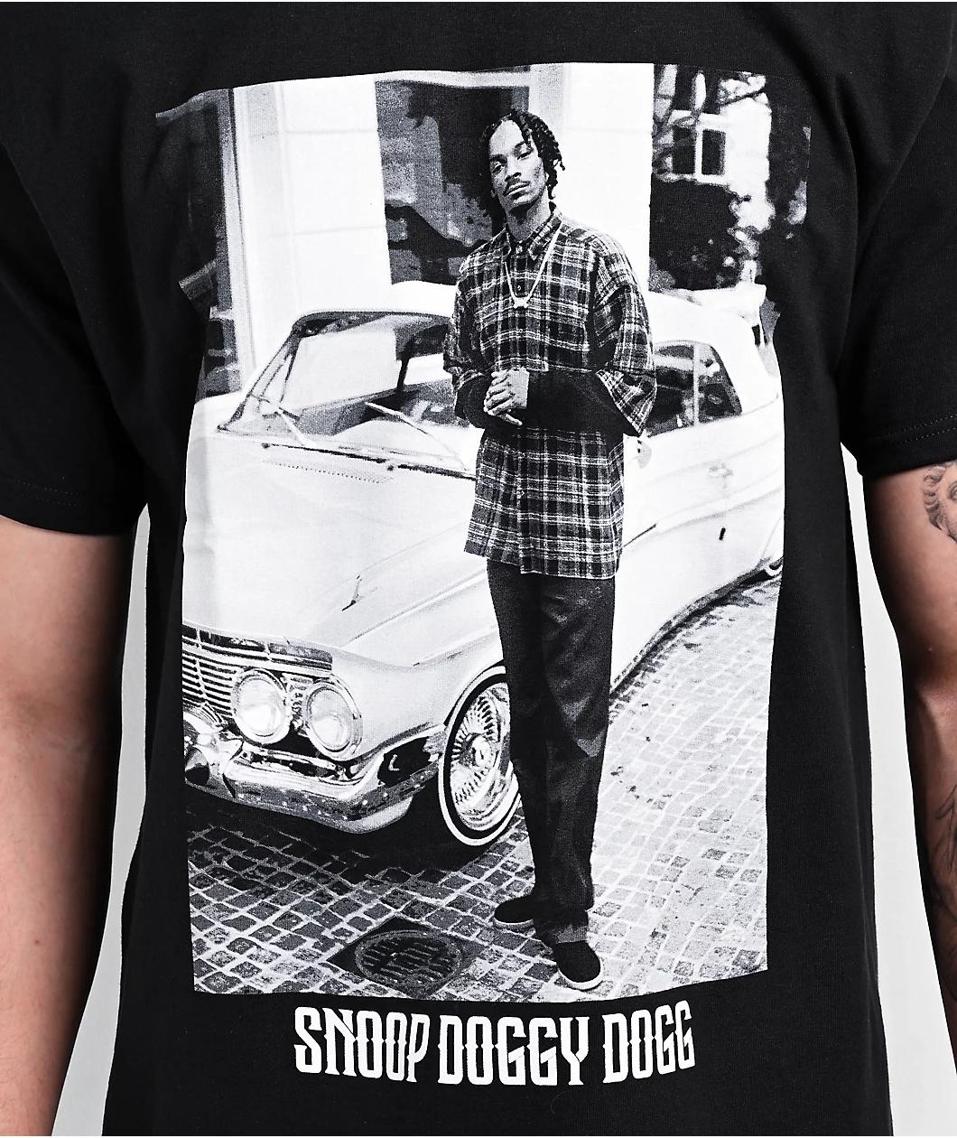 Death Row Snoop Dogg Photographic Black T-Shirt Product Image