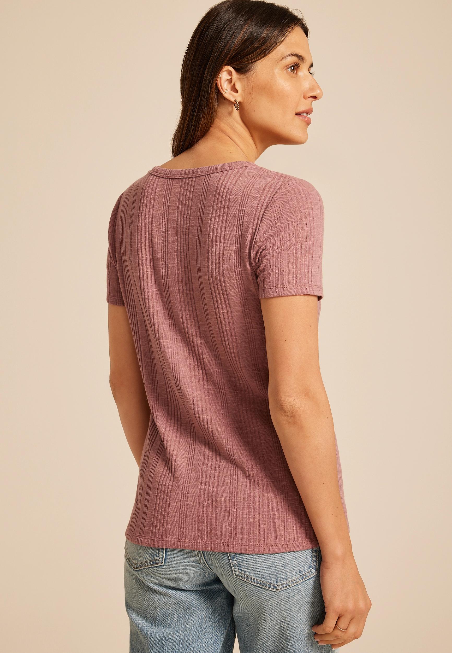 24/7 Variegated Ribbed Tee Product Image