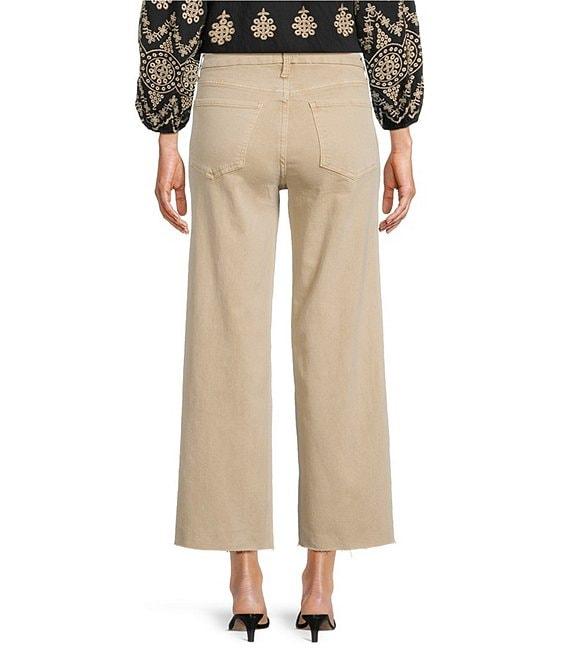 KUT from the Kloth Meg High Rise Wide Leg Raw Hem Jeans Product Image