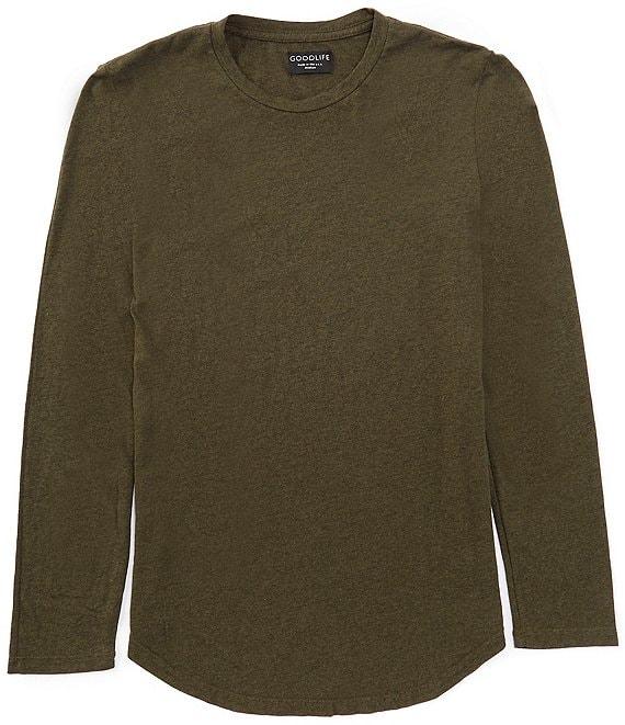 Goodlife Tri-Blend Scallop Long Sleeve T-Shirt Product Image