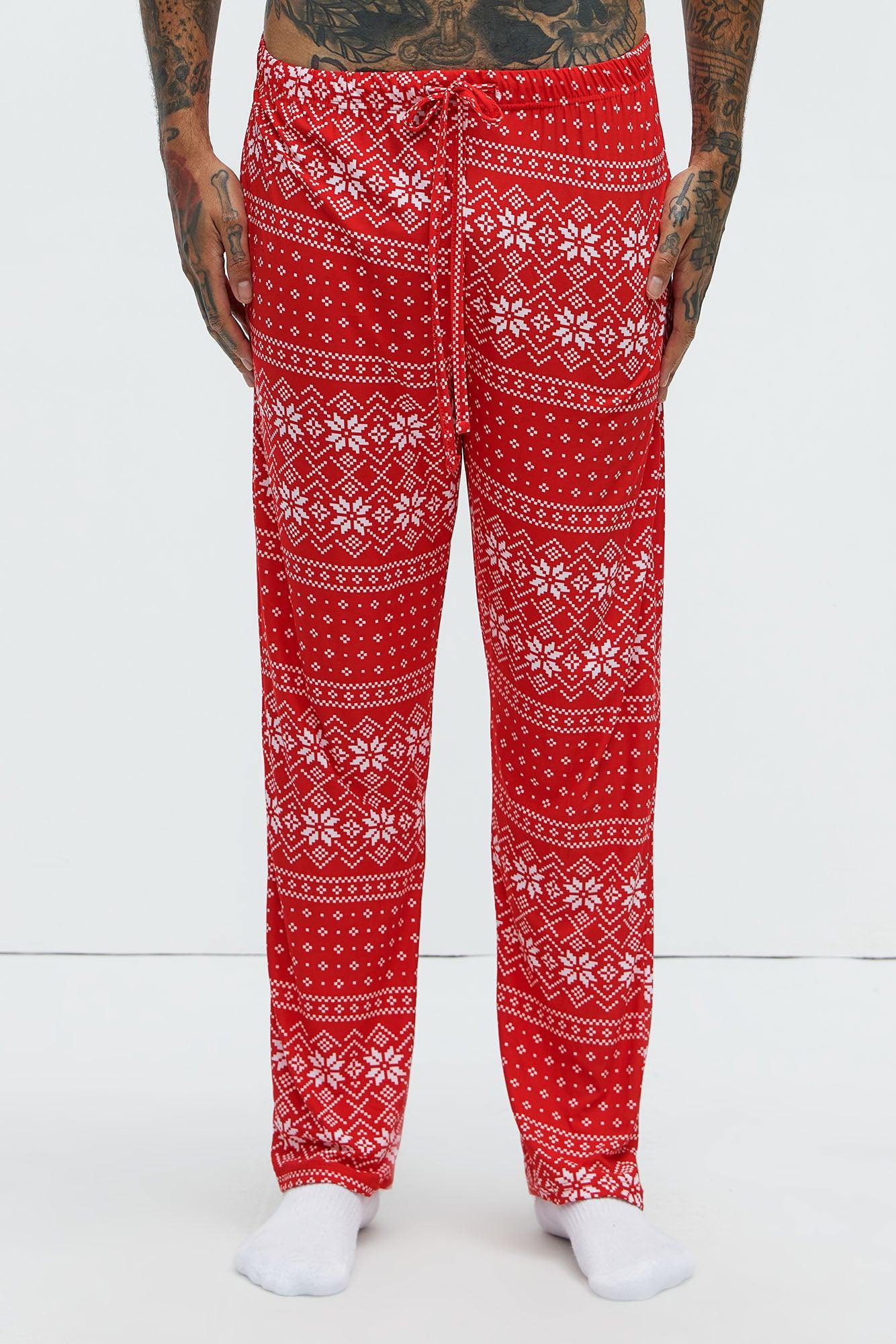 Lit Like A Christmas Tree Holiday PJ Set - White/combo Product Image