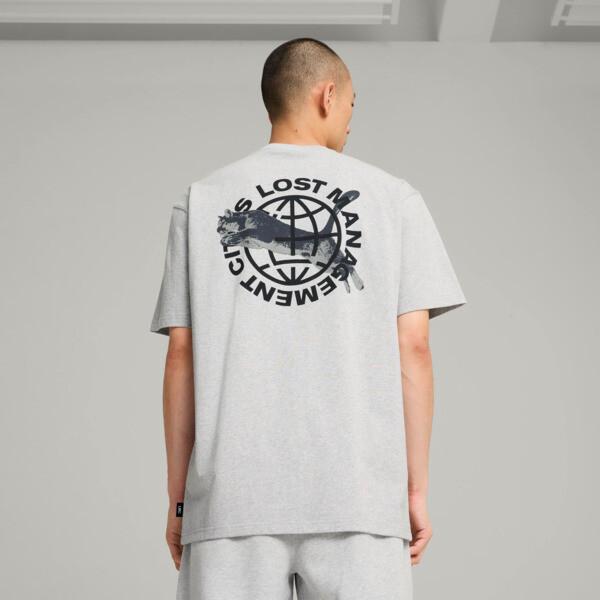 PUMA x LMC Cat T-Shirt Men in Light Grey Heather Product Image